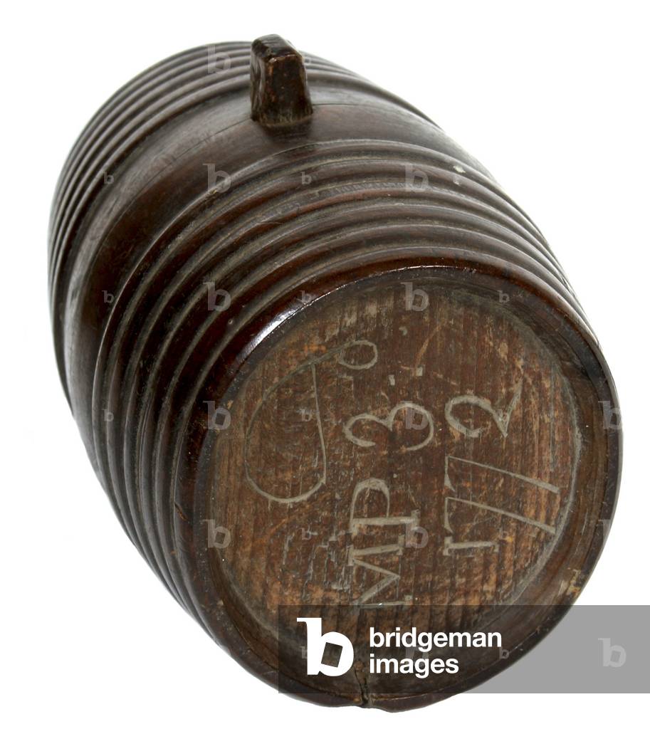 American wooden rumlet or canteen dated 1772