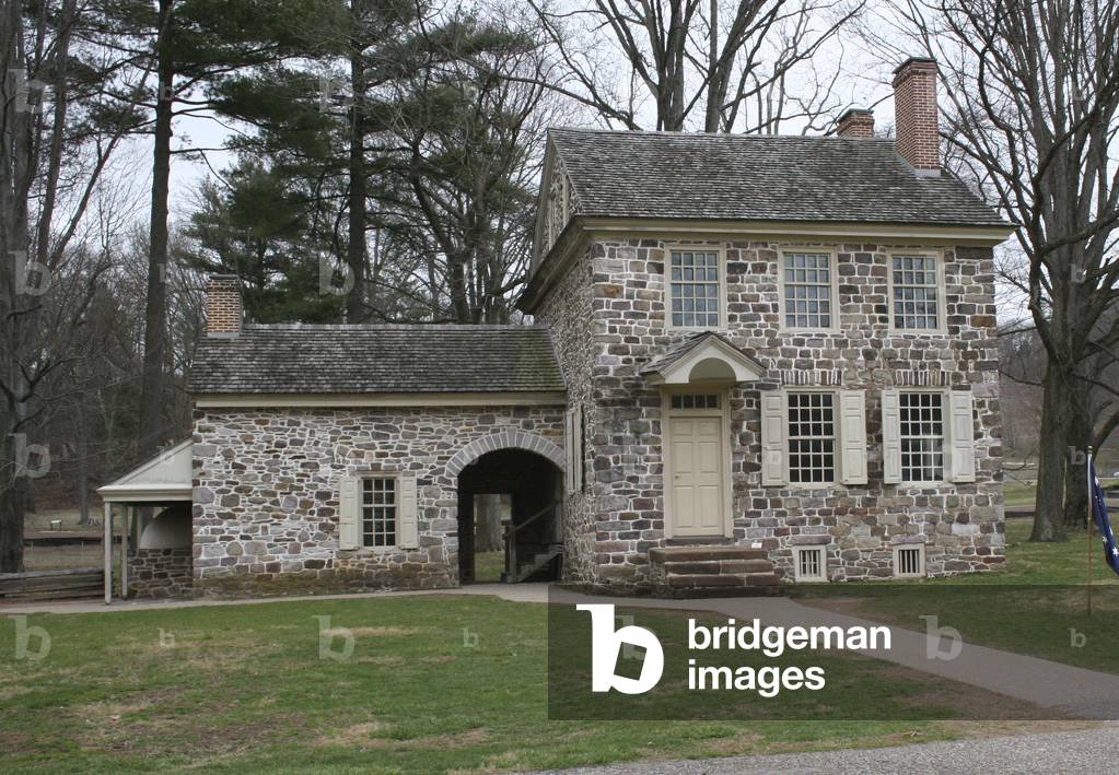 View of George Washington's Headquarters at Valley Forge, Pennsylvania, USA (photo)