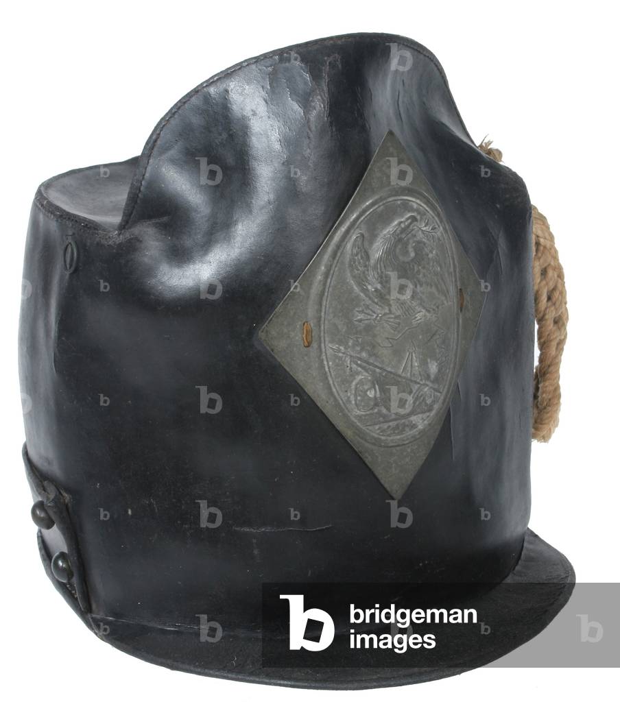 United States leather infantry shako 1814-20