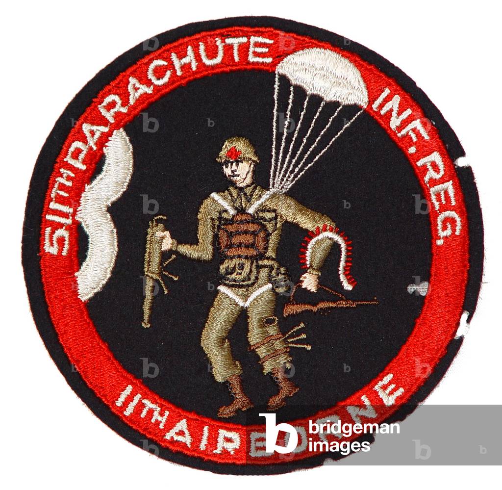 United States, Patch of the 511th Parachute Infantry, circa 1946 occupied Japan