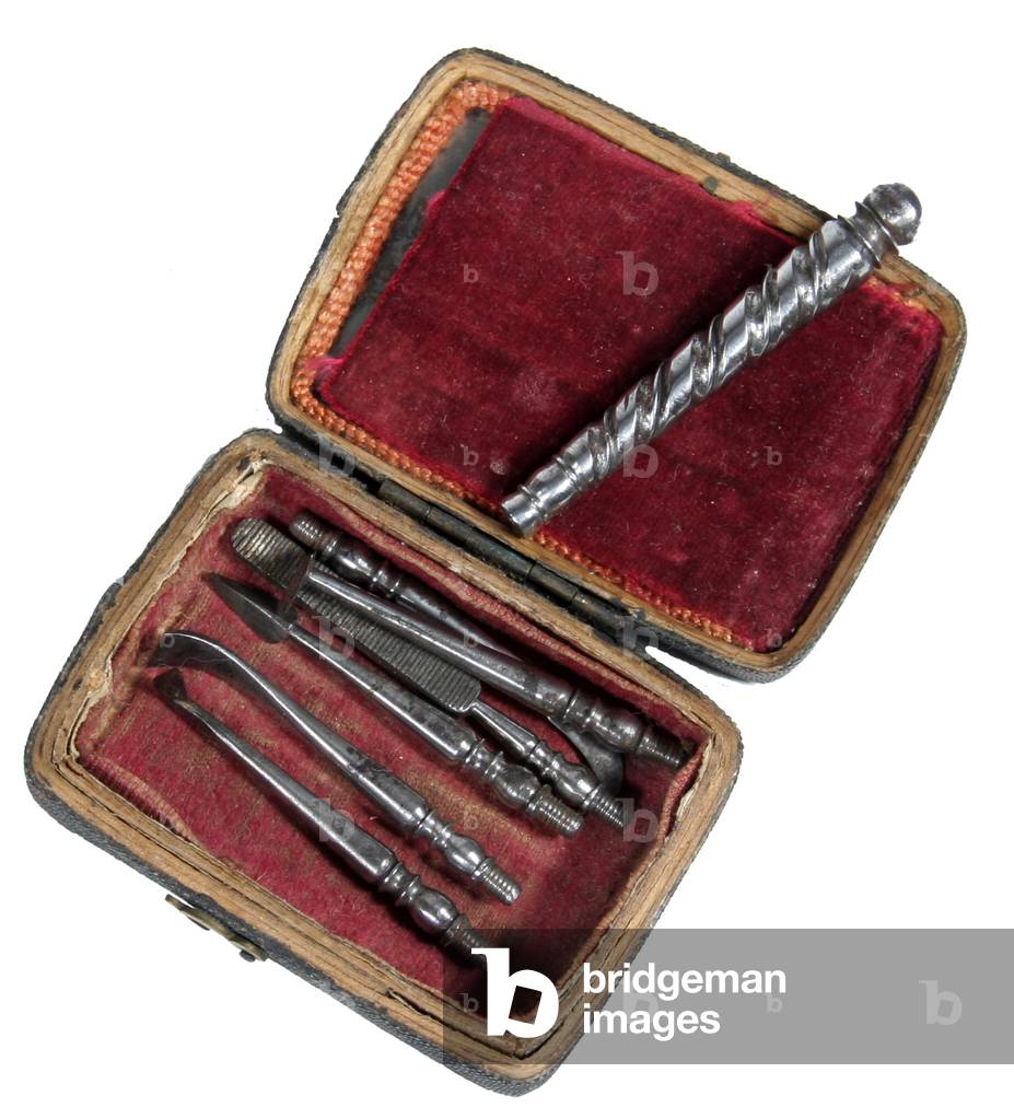 18th Century Dentistry Set with case