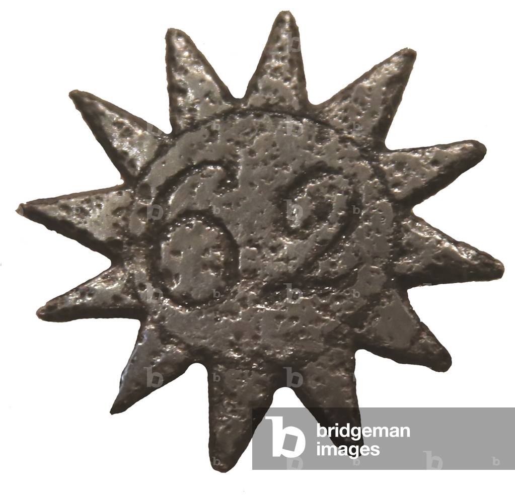 Cap badge of the British 62nd Regiment