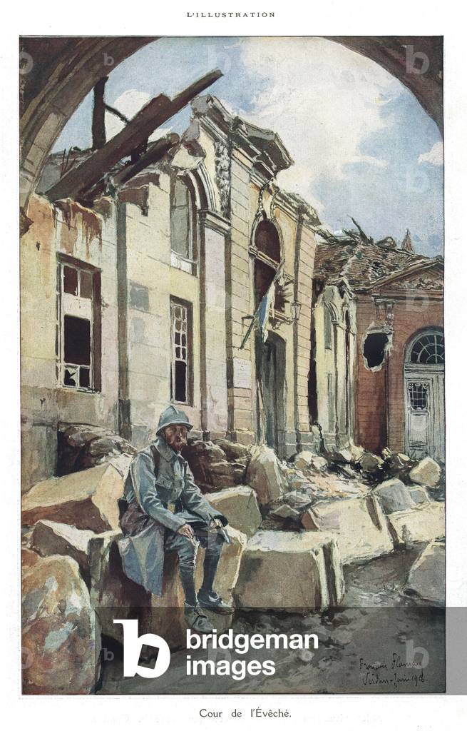 Ruins of l'Eveche France