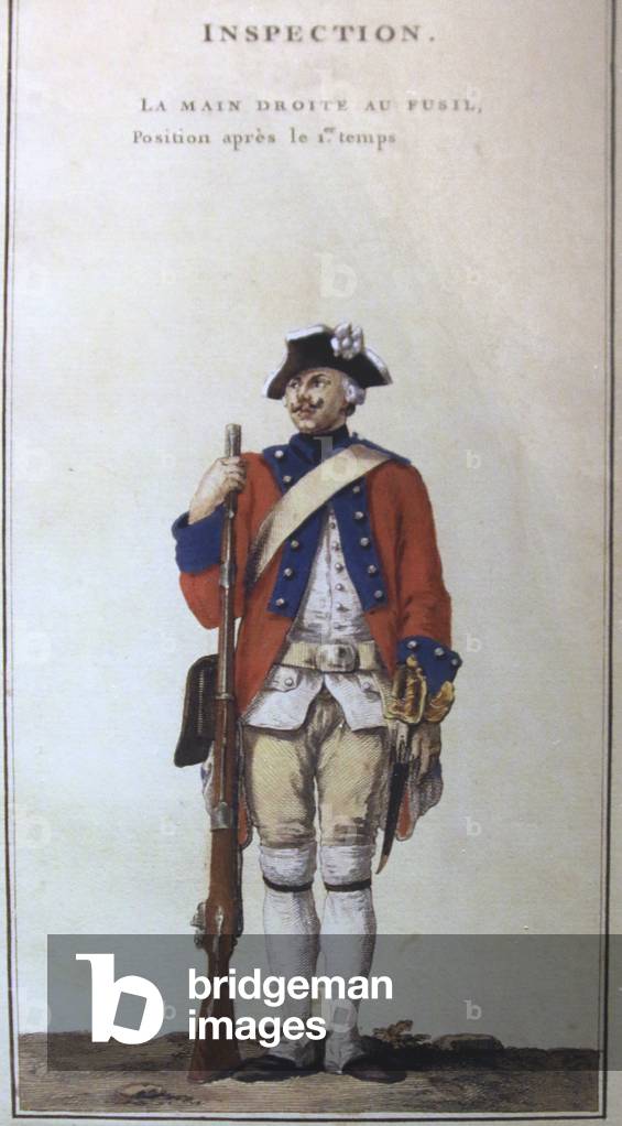 Soldier of a Swiss Regiment in French Service about 1755- 1760