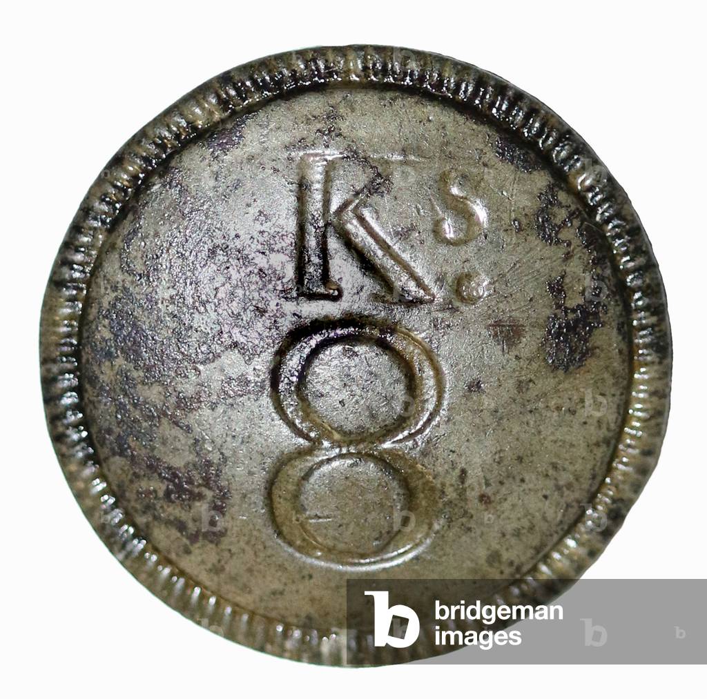 British Button of the 8th Regiment of Foot