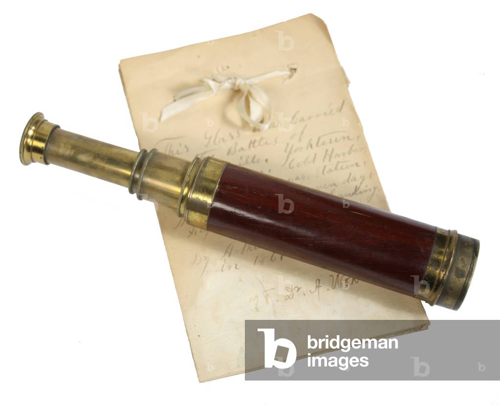 Union soldier's pocket telescope used in the 1862 Peninsula Campaign