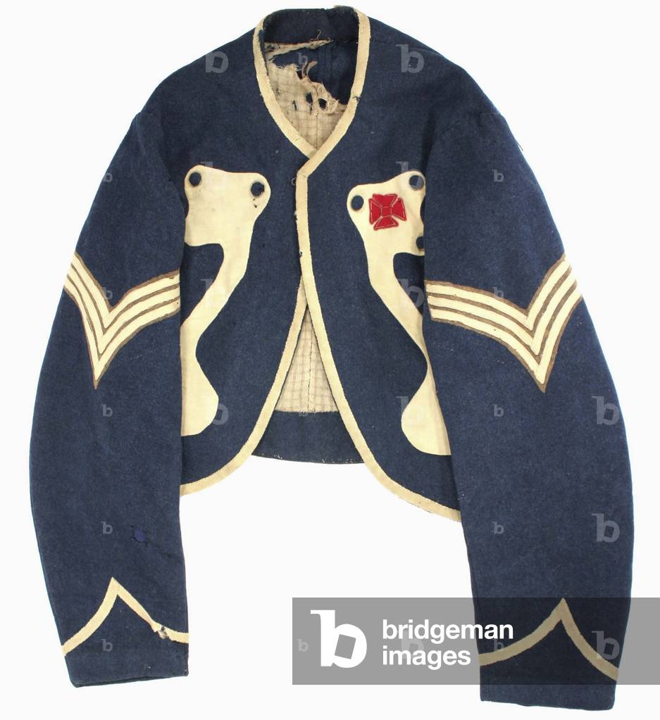 Zouave jacket worn by Sergeant Porterfield 155th Pennsylvania Volunteers