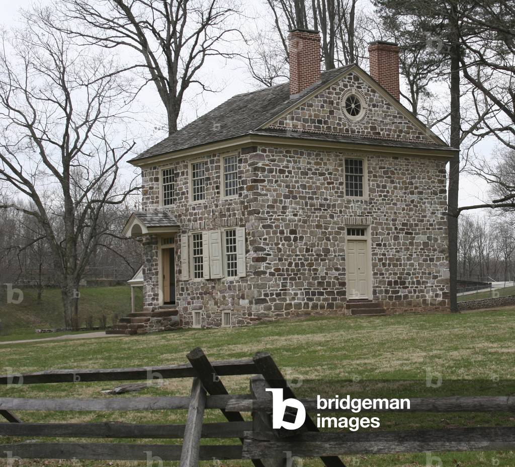 View of George Washington's Headquarters at Valley Forge, Pennsylvania, USA (photo)
