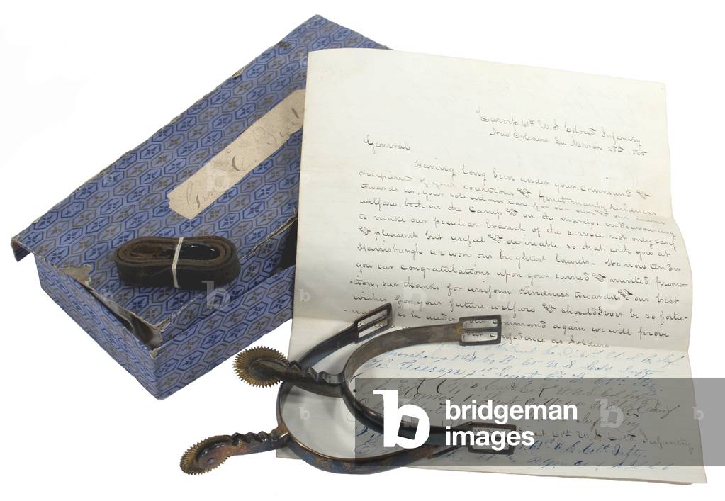 Boxed Silver plated spurs by Tiffany & Co