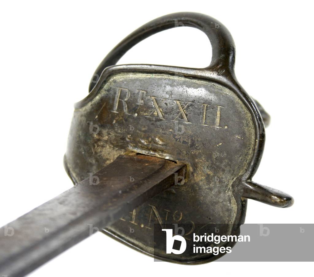 American Revolution, British soldier's sword