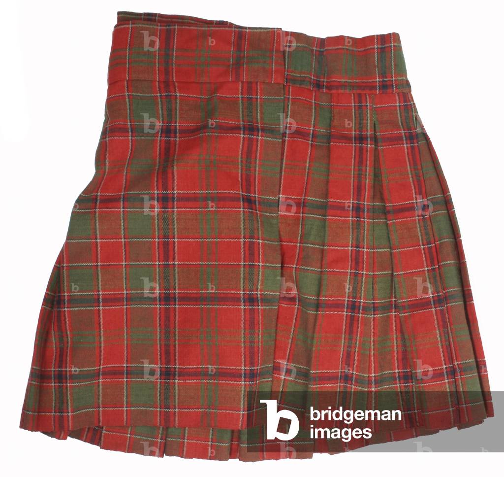 Scotland, Man's plaid kilts c.1780-90