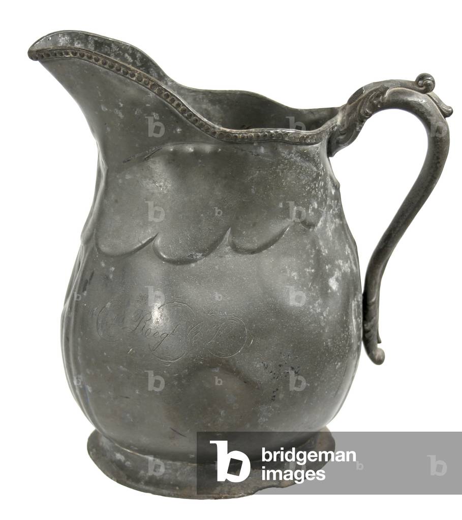 Pewter Pitcher used by an officer of the 4th Connecticut Volunteers