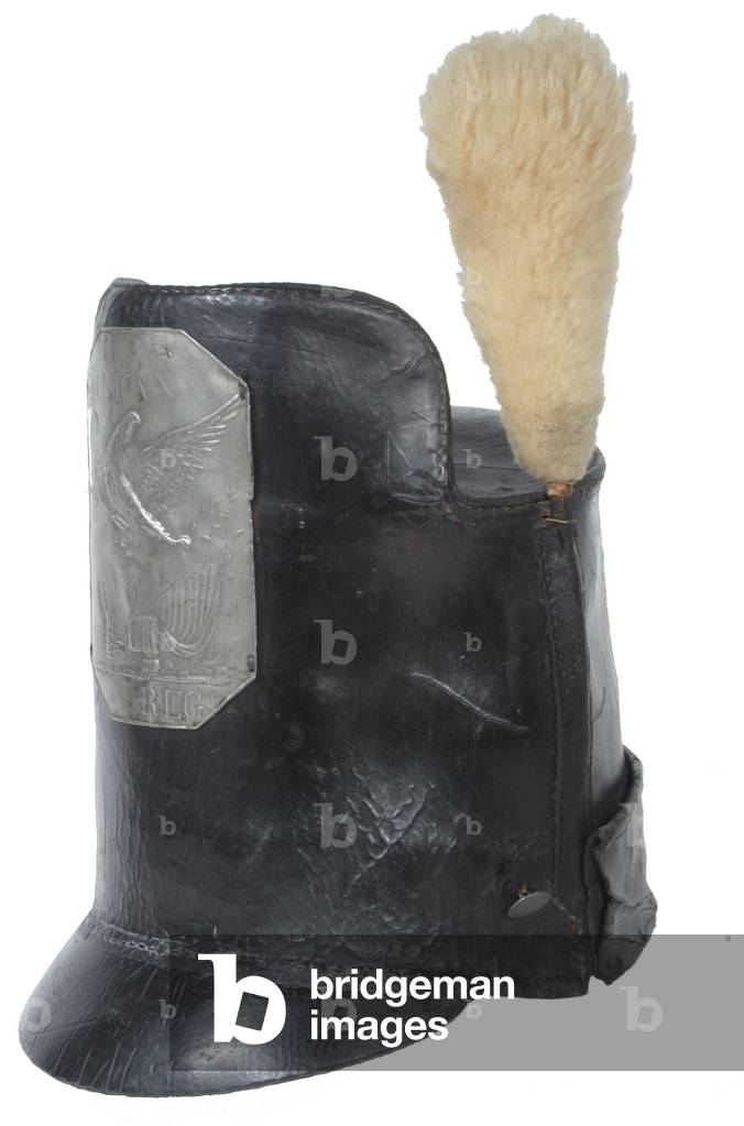 United States 1813 Pattern leather infantry shako