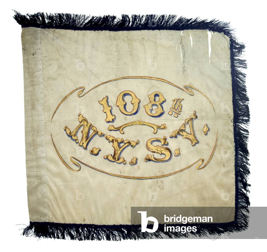 Guide Flag of the 108th New York Volunteer Infantry