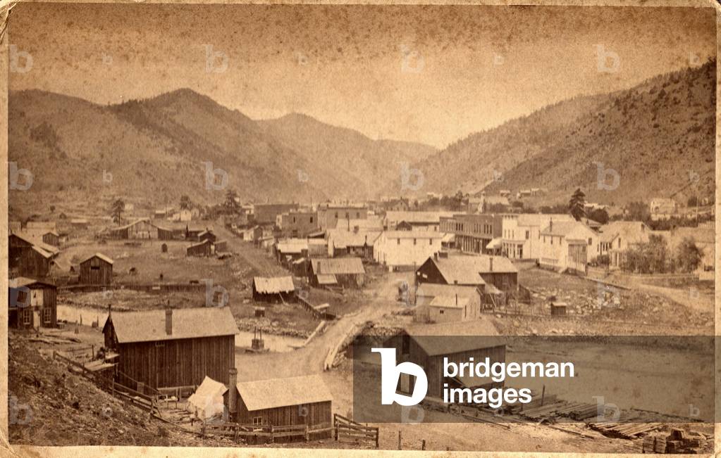 American West, Gold Rush Mining Town of Idaho Springs Colorado