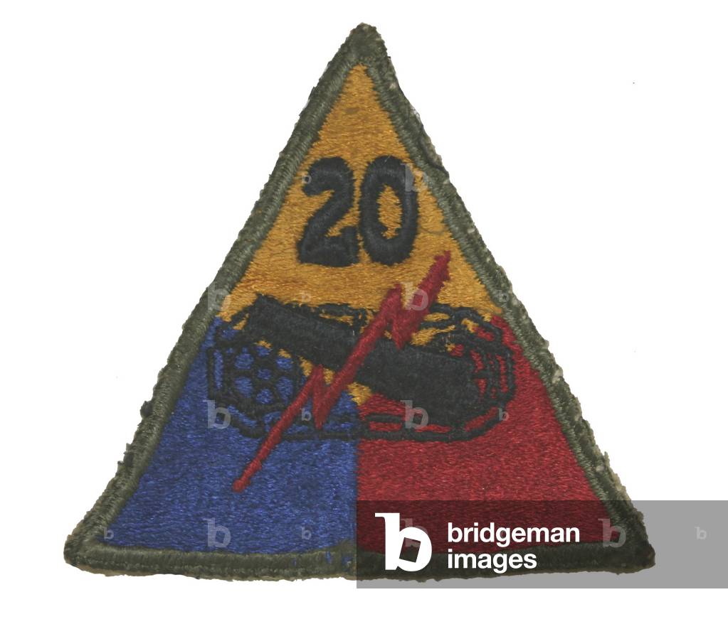 United States, 20th Armored Division Shoulder Patch