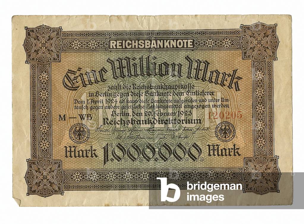 Germany, Weimar Republic, Reichsbank Hyperinflation Currency Note