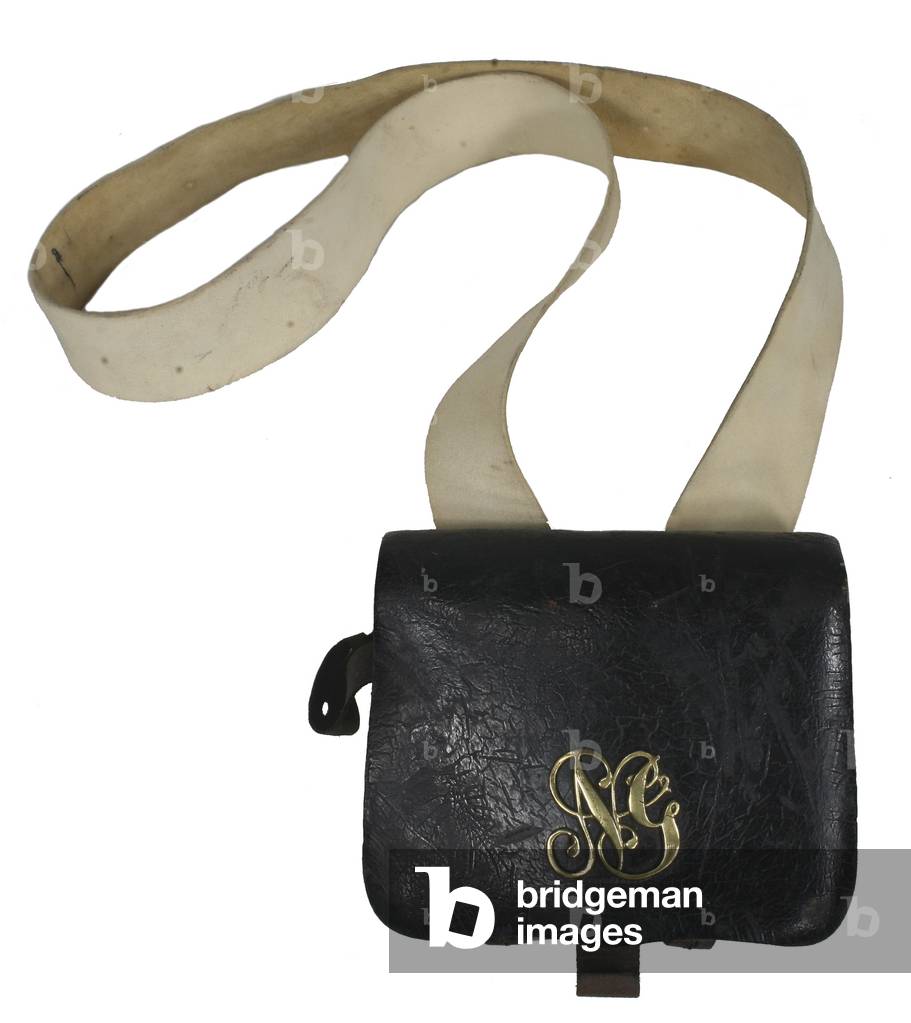 Cartridge box with emblem of the 7th New York State Militia