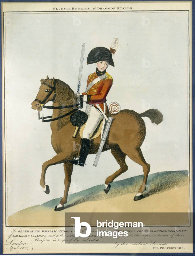 7th Regiment of Dragoon Guards in 1800