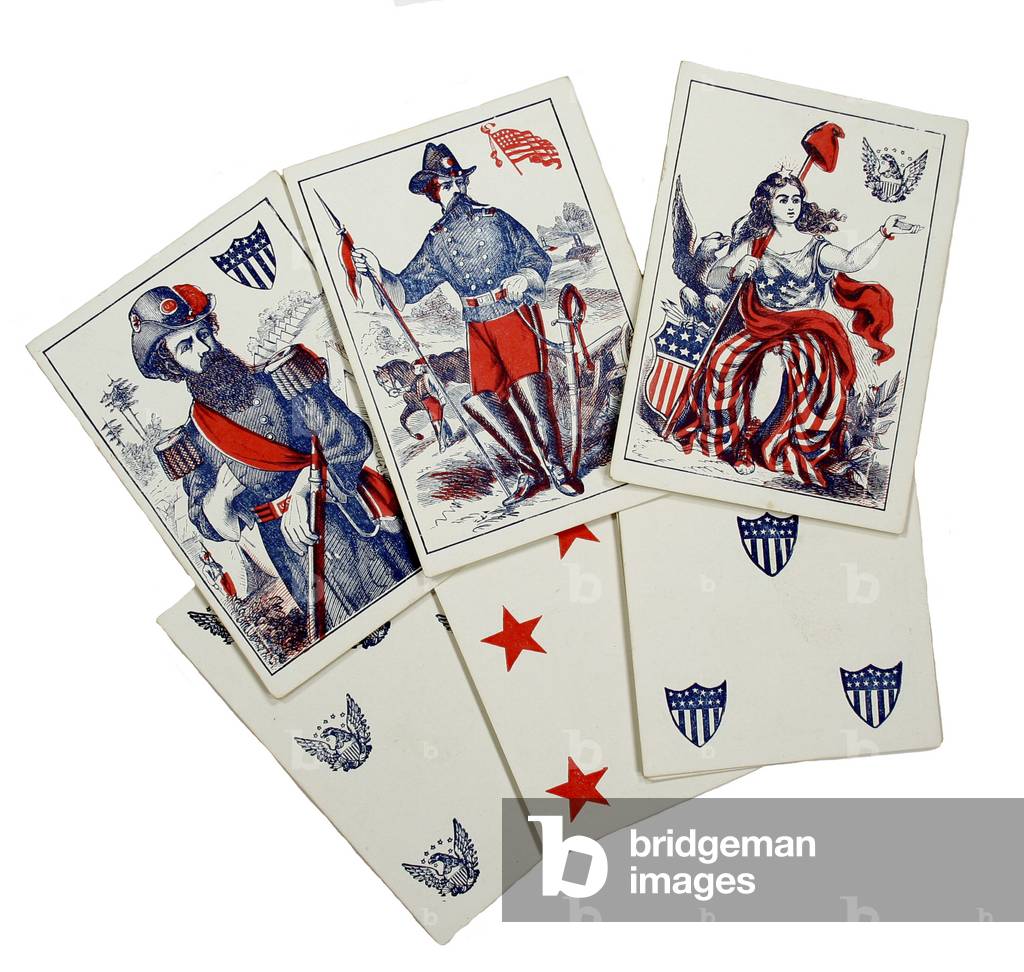 Union patriotic playing cards