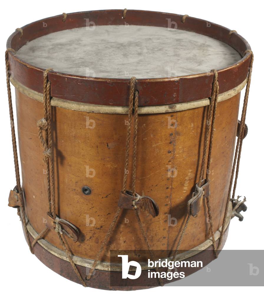 Plain Undecorated Union Drum With Maple Body and 1861 Dated Label