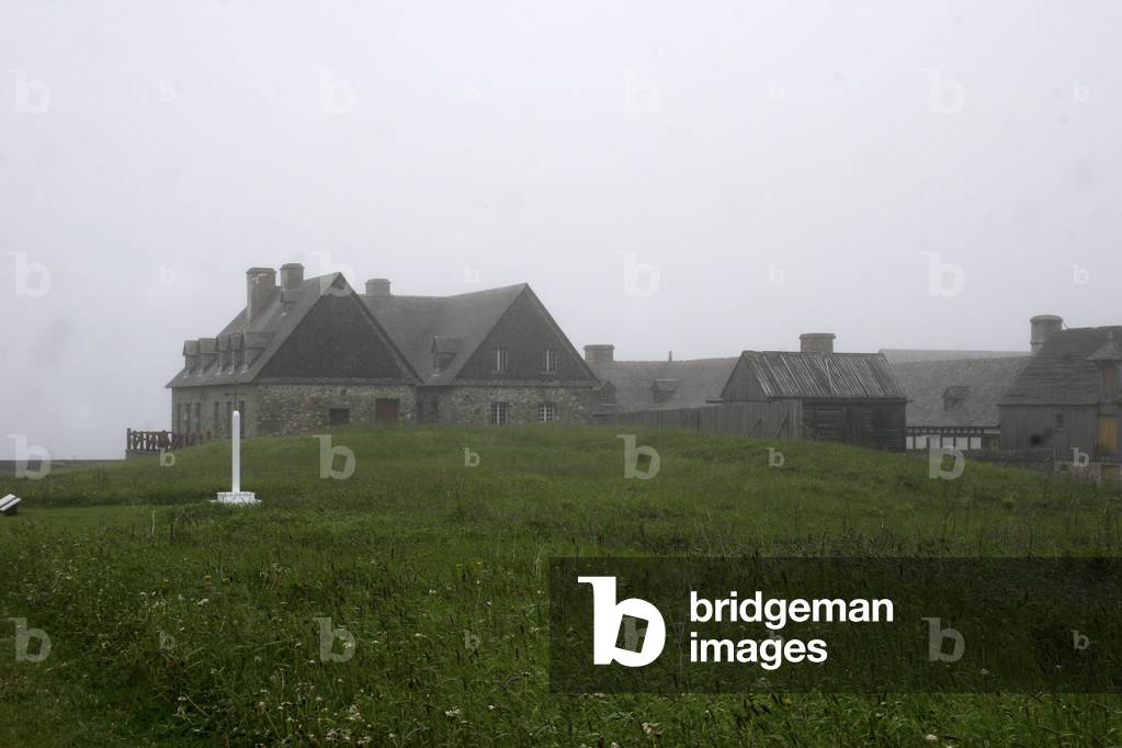 View of the Fortress of Louisburg, Cape Breton, Nova Scotia, Canada (photo)