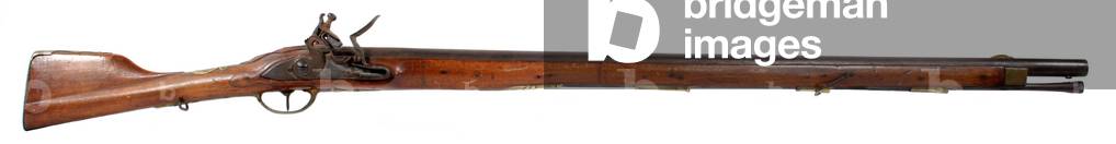 German musket - type used by the Brunswick troops at Saratoga
