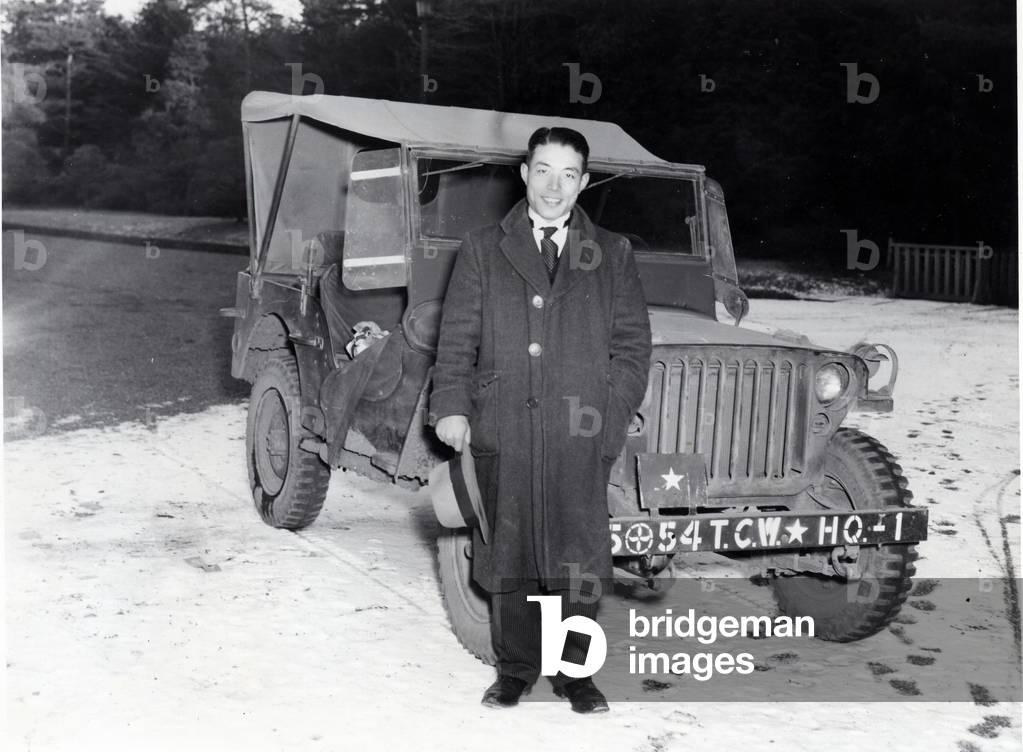Occupied Japan, 1945 after the surrender. Count Shibayama, cousin to The Emperor, Tokyo