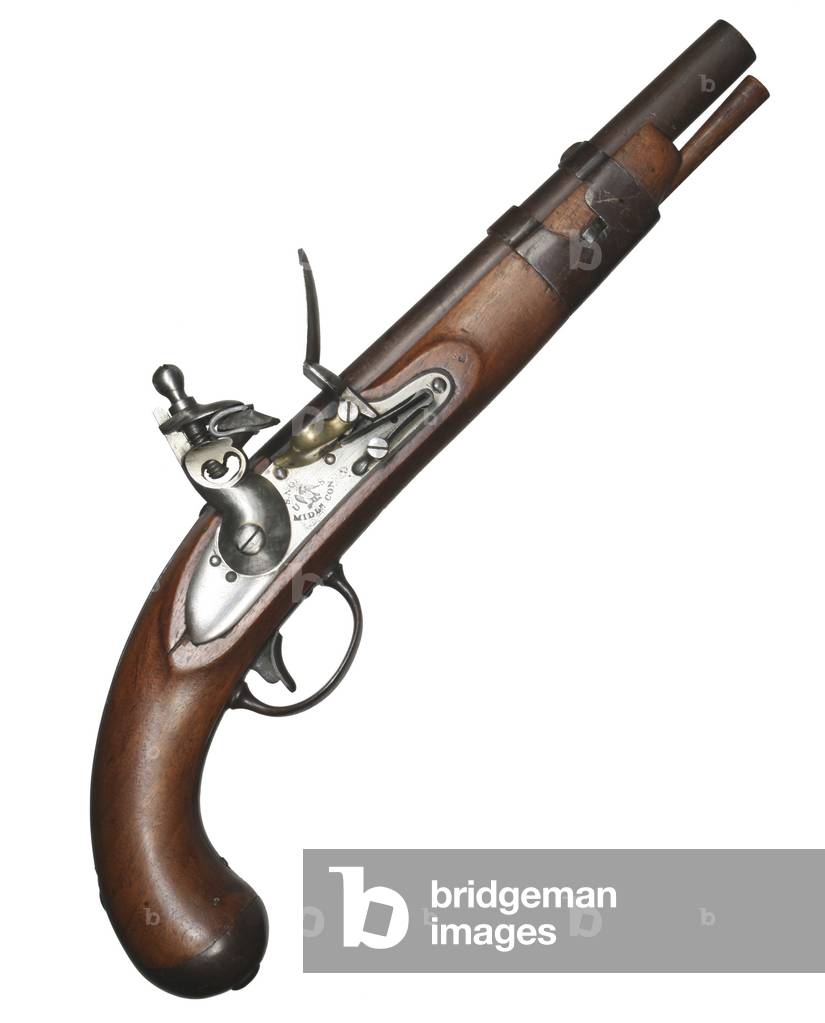 United States M1816 Flintlock Pistol Made By Simeon North