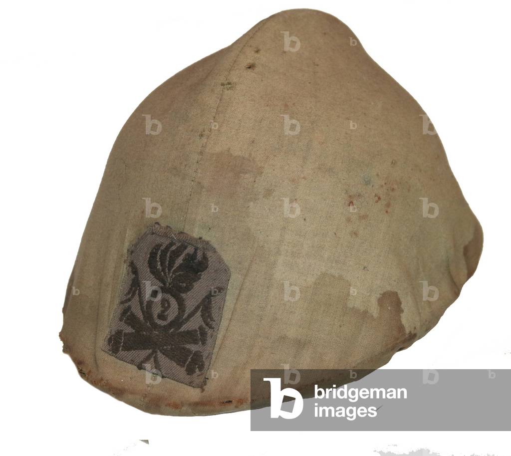 Italy, M17 Helmet with cover of the 2nd Coastal Artillery