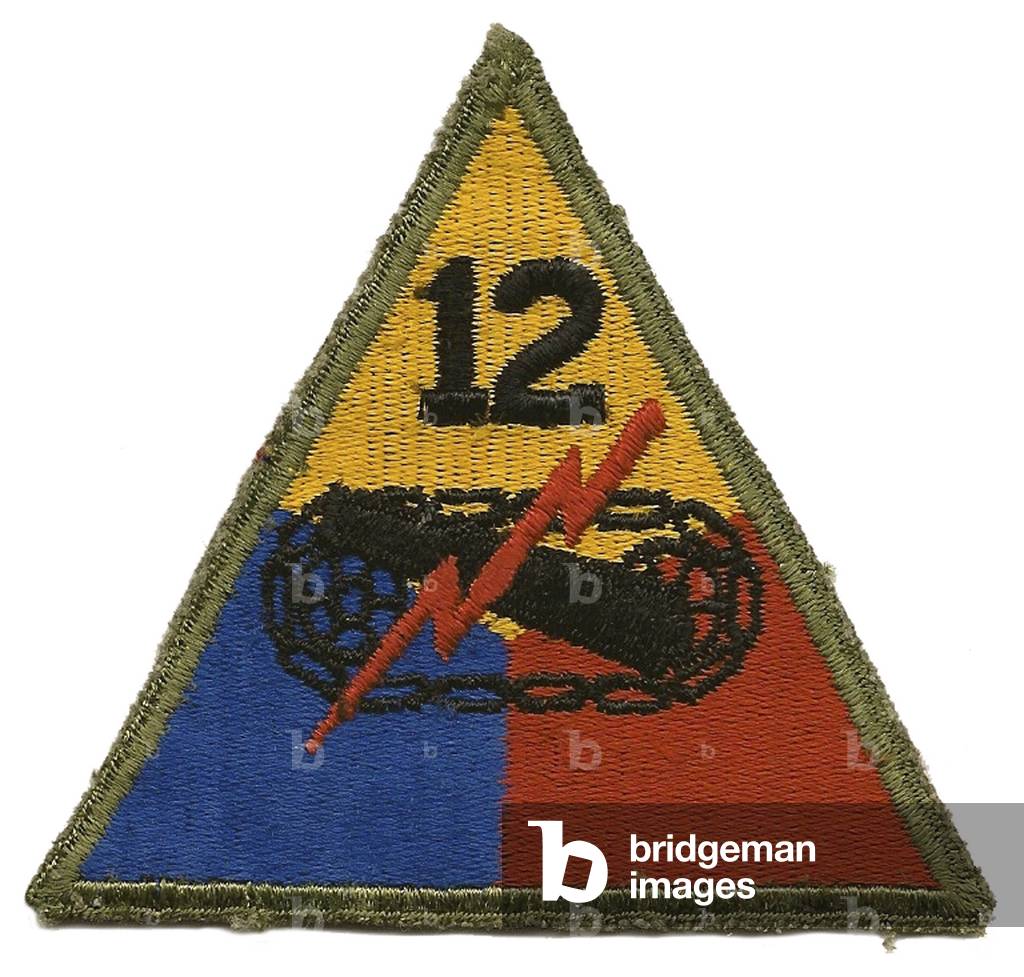 United States,12th Armored Division Shoulder patch