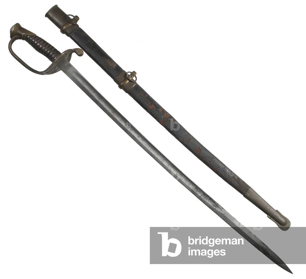 Confederate foot officer's sword made by Boyle Gamble-McFee