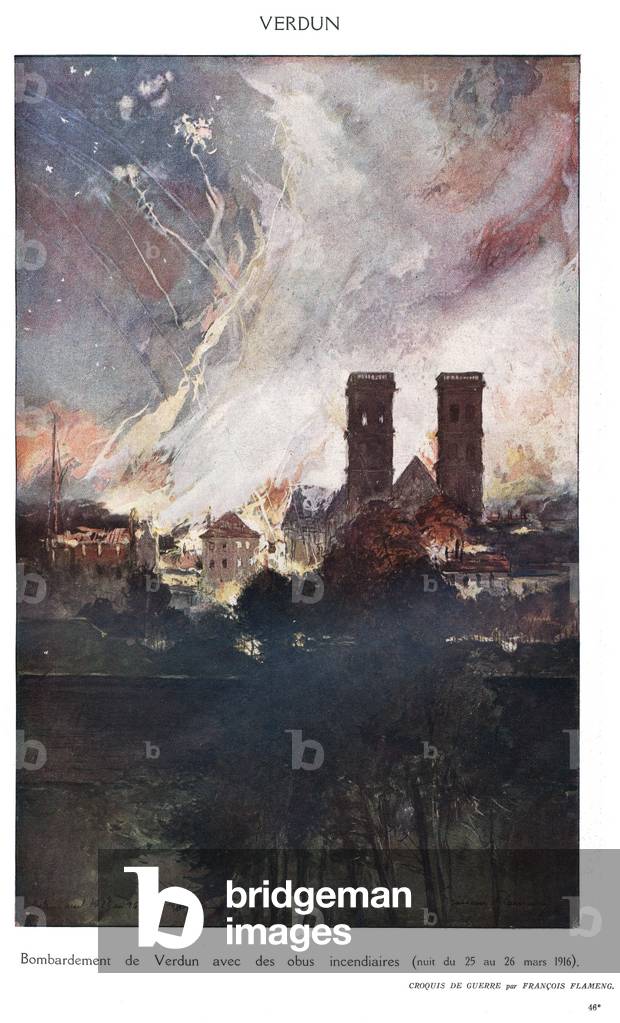Incendiary Bombardment of Verdun March 25th-26th 1916