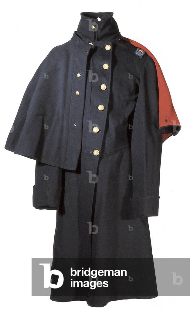 Confederate Army black overcoat of Major Hugh Mortimer Nelson