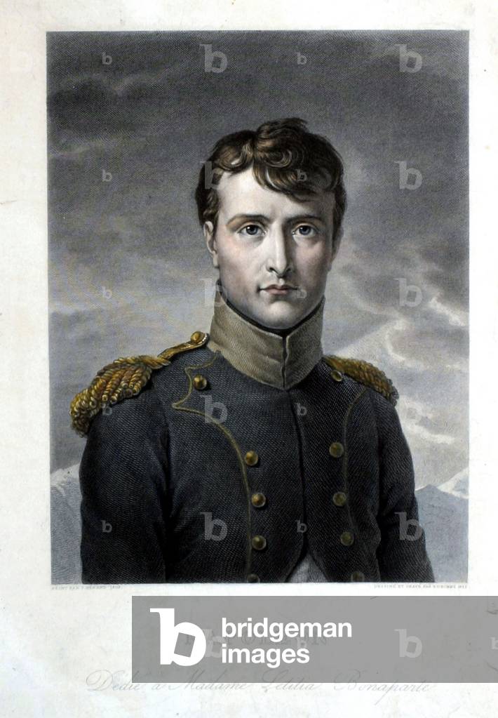 Young Napoleon from period print