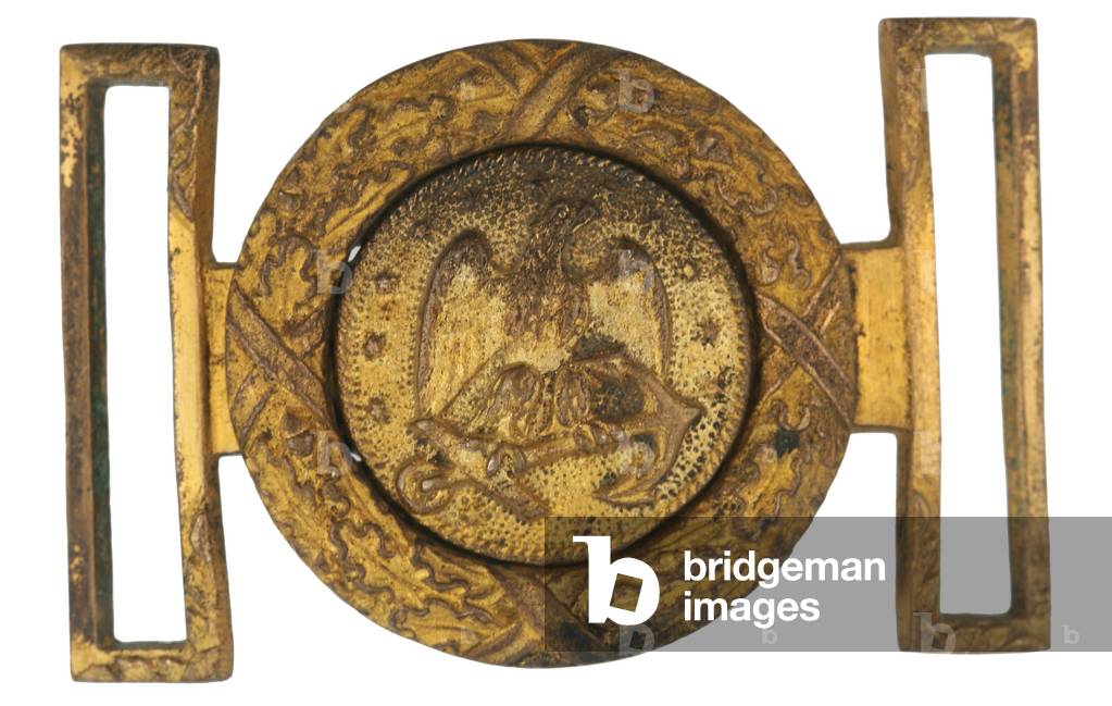 Union Naval Officer's gilt brass belt buckle