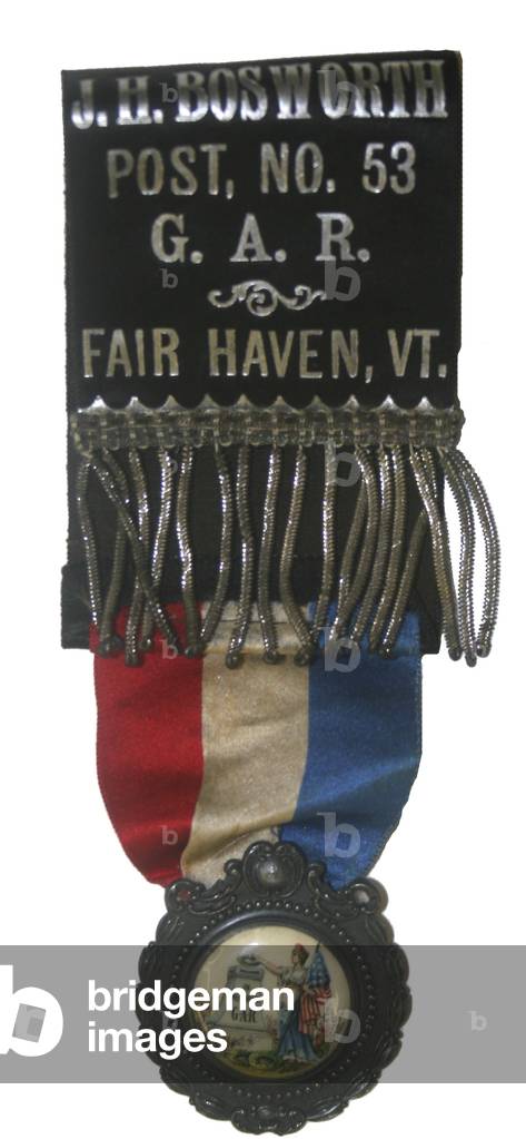 Vermont GAR Badge and ribbon
