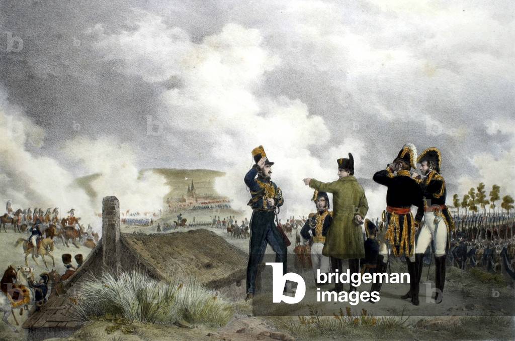 Napoleon at the Battle of Ligny, 1815