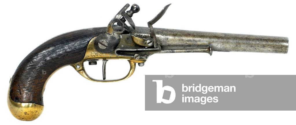 French model 1777 pistol, imported during the Revolution for use of the Patriot forces


