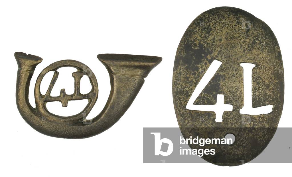 Belt and Cartridge box plate of the 4th Light Infantry Regiment