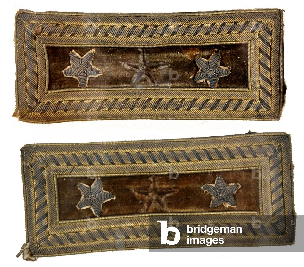 Major General Joshua L. Chamberlain's Shoulder straps worn at Appomattox