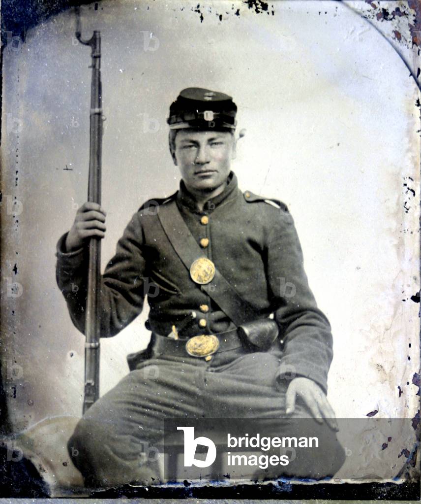 New York Soldier with Enfield rifle
