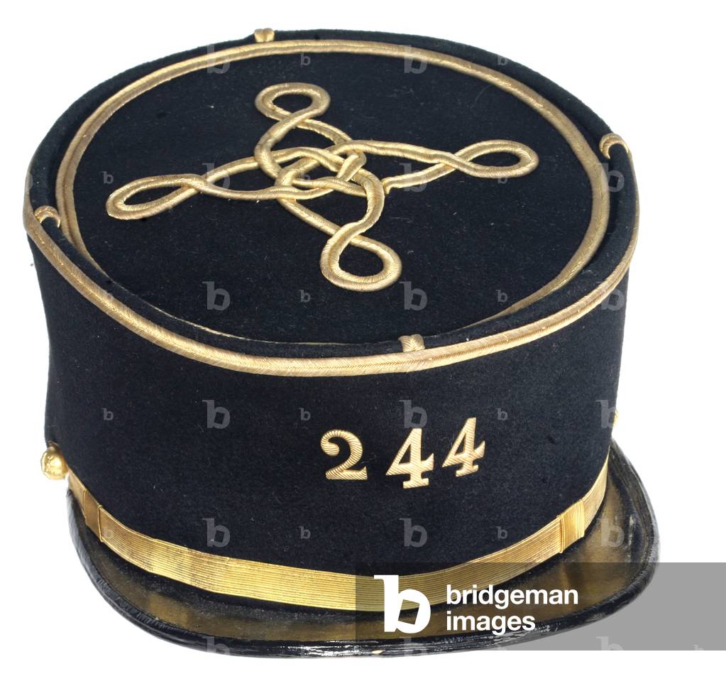 French Officers Kepi of the 244th Regiment