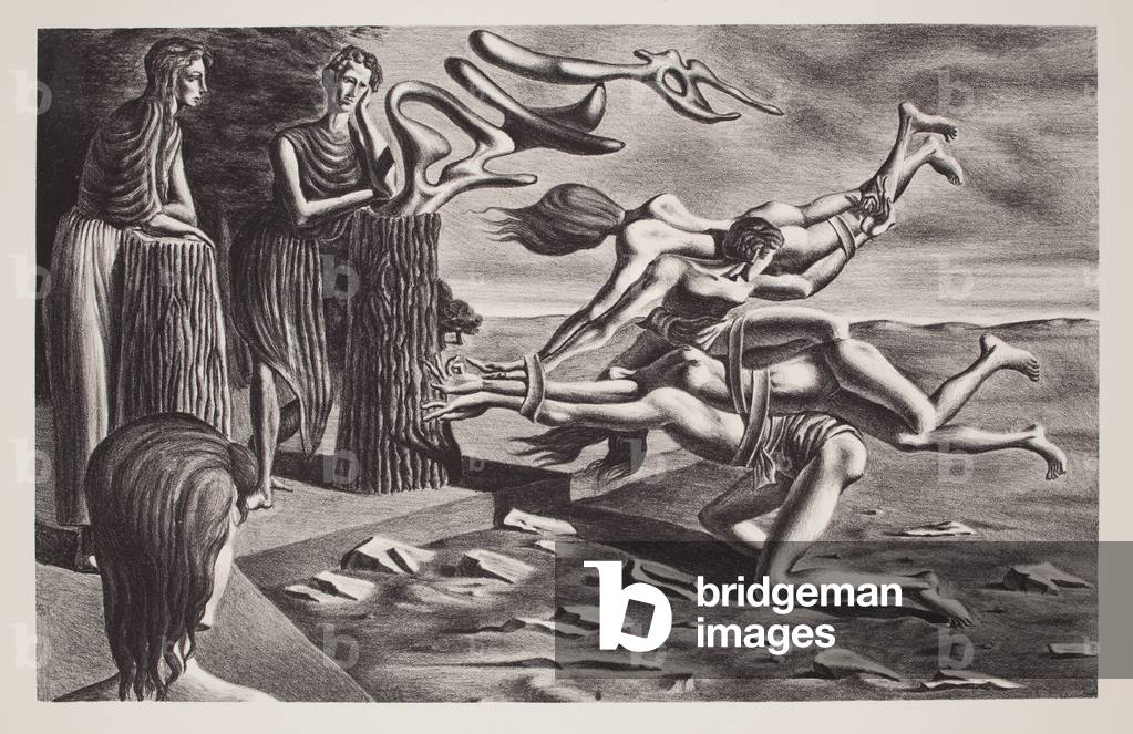 The Gordian Knot, 1936 (litho printed in black ink on wove paper)