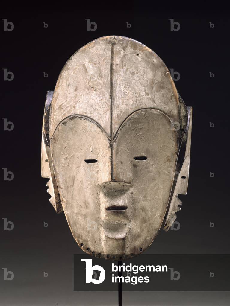 Mask (wood & kaolin)