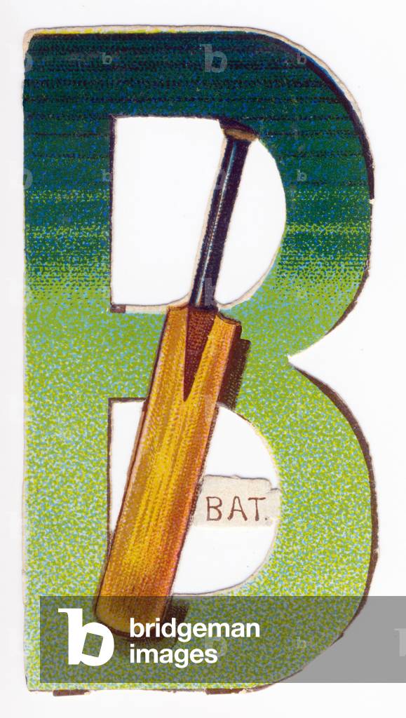 B Bat - End of 19th century (chromolithograph)