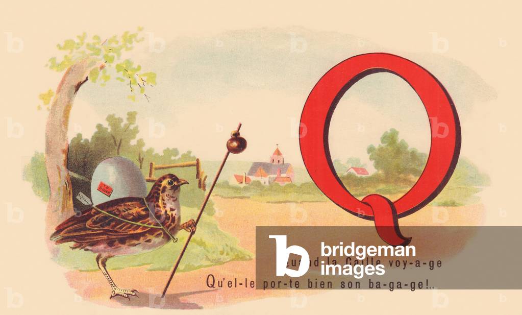 Q: When the Quail travels, she carries her luggage well!
