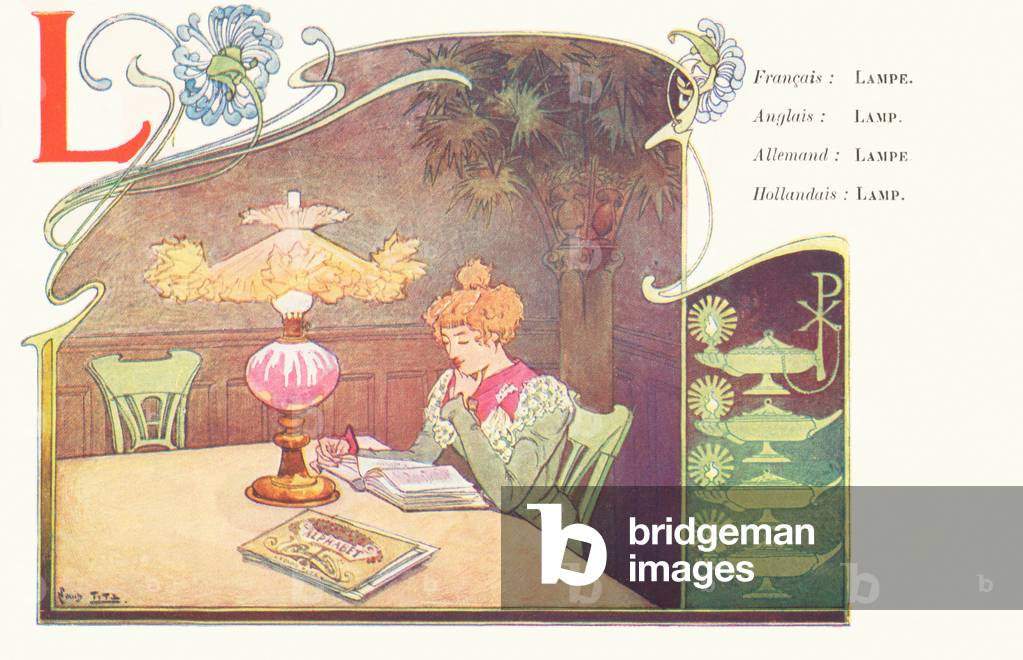 L: Lampe (French, German) — Lamp (English, Dutch)