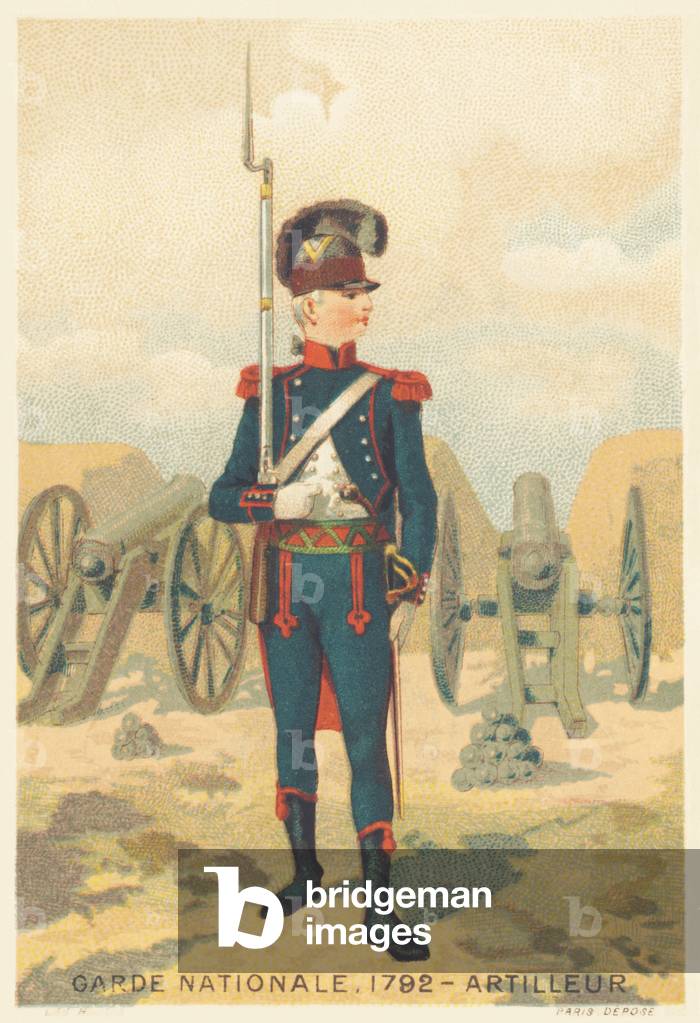 National Guard, Gunner in 1792