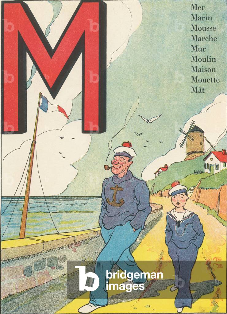 M: Sea, Sailor, Moss, Walking, Wall, Mill, House, Seagull, Matt